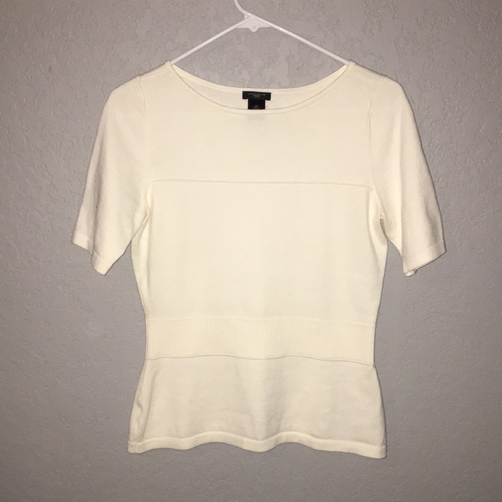 Ann Taylor white shirt. Size Small petite.